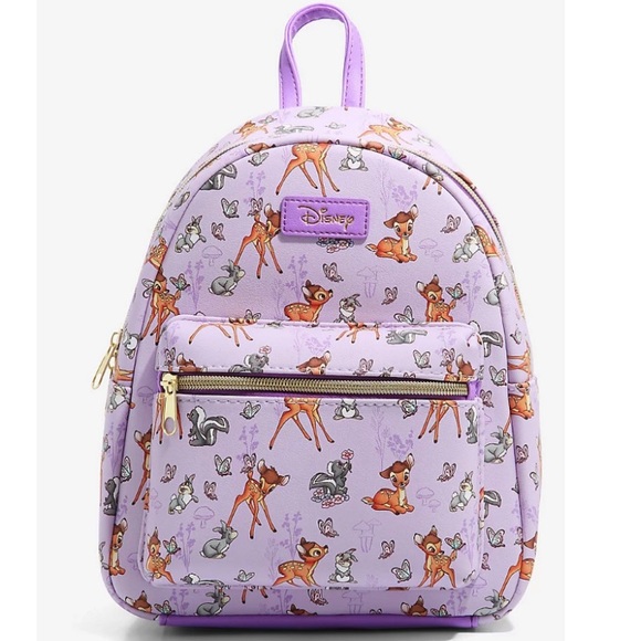 Disney Bags Loungefly Disney Bambi Forest Friends Purple Mini Backpack Poshmark